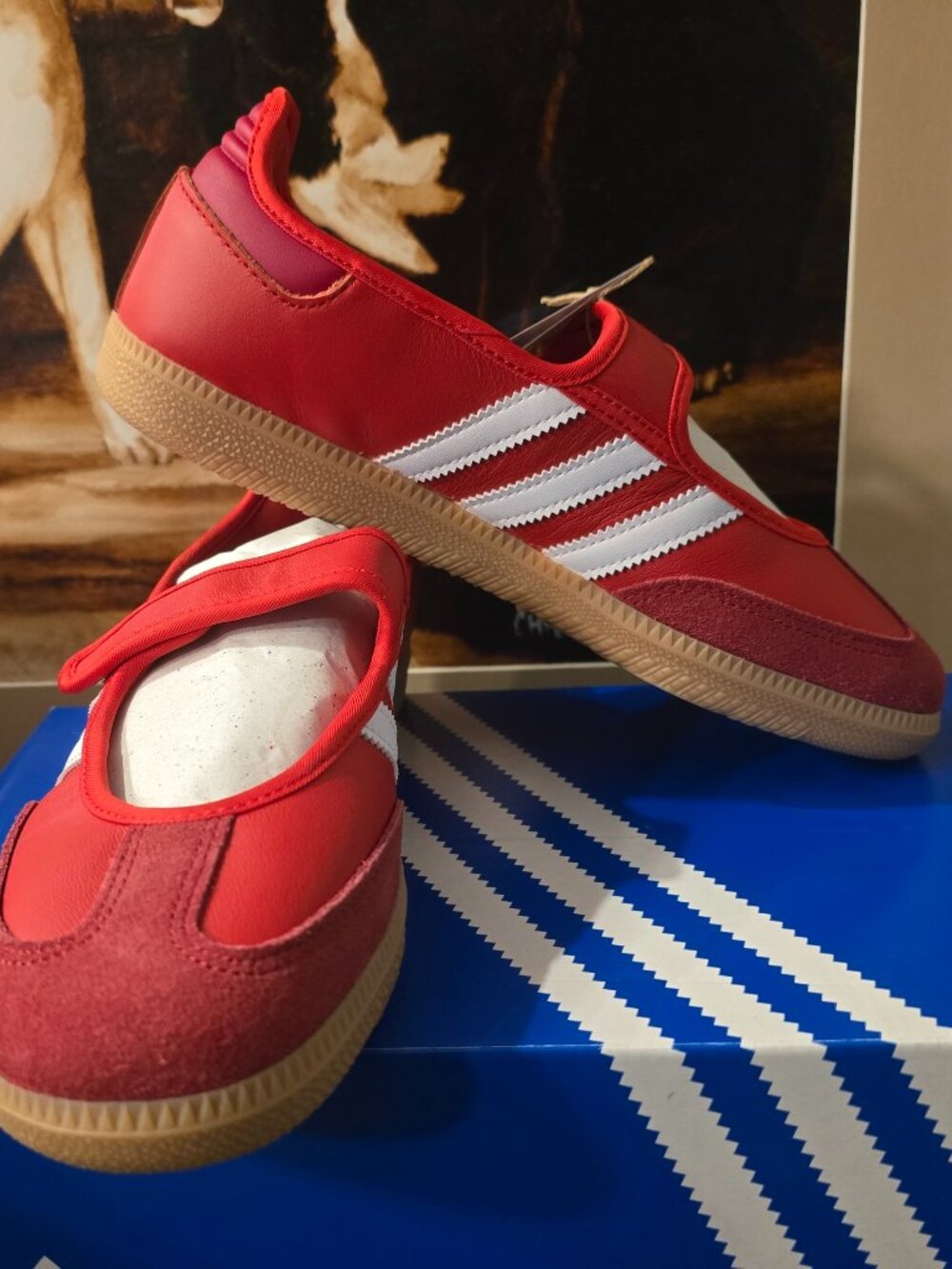 Adidas Original Samba Jane Better Scarlet Women’s Shoes – Red - RARE Wmns Sz 7